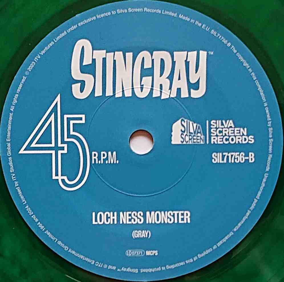 SIL7 1756 Stingray The Barry Gray Orchestra from ITV, Channel 4 and Channel 5 library Label